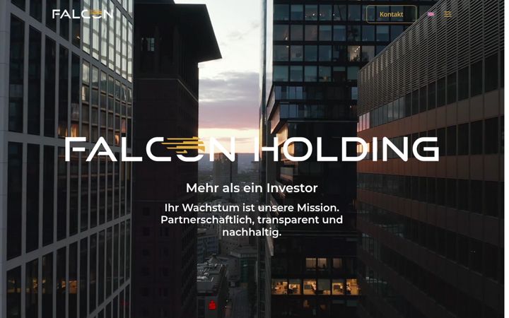 Screenshot of falcon-holding.de