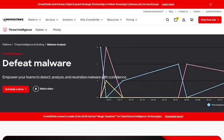 Screenshot of falcon-sandbox.com