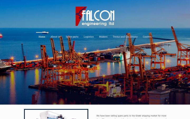 Screenshot of falcon.com.gr