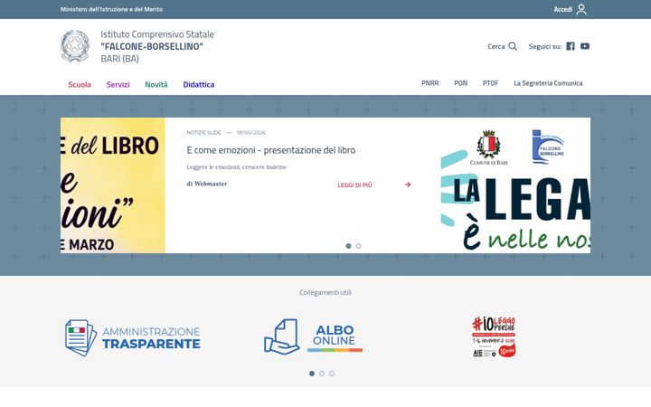 Screenshot of falcone-borsellino-ba.edu.it