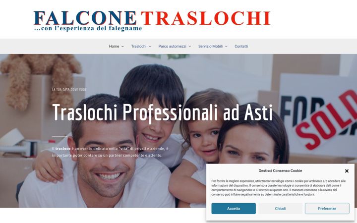Screenshot of falcone-traslochi.com