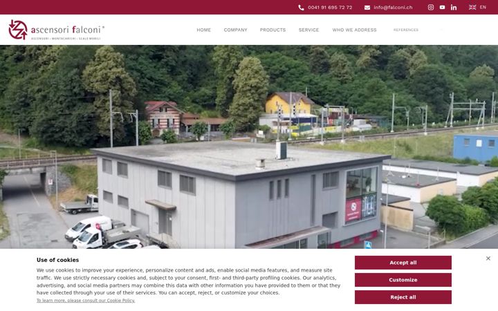 Screenshot of falconi.ch