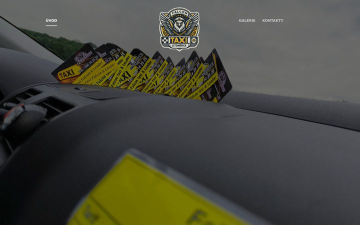 Screenshot of falcontaxi.cz