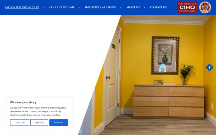 Screenshot of falconwellbeing.com