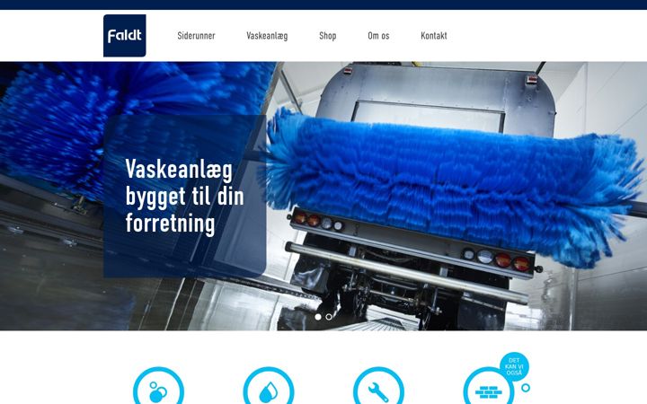 Screenshot of faldt.dk