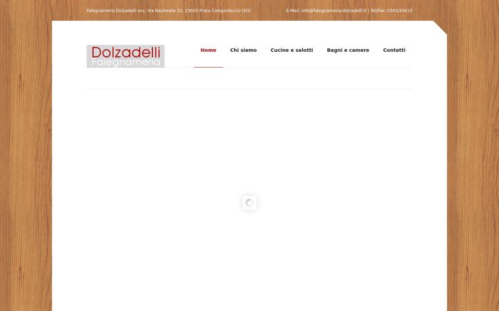 Screenshot di falegnameria-dolzadelli.it