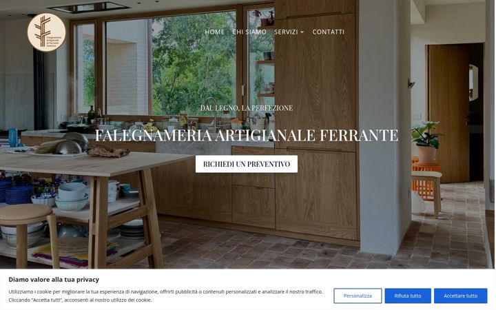 Screenshot di falegnameriaartigianaleferrante.it