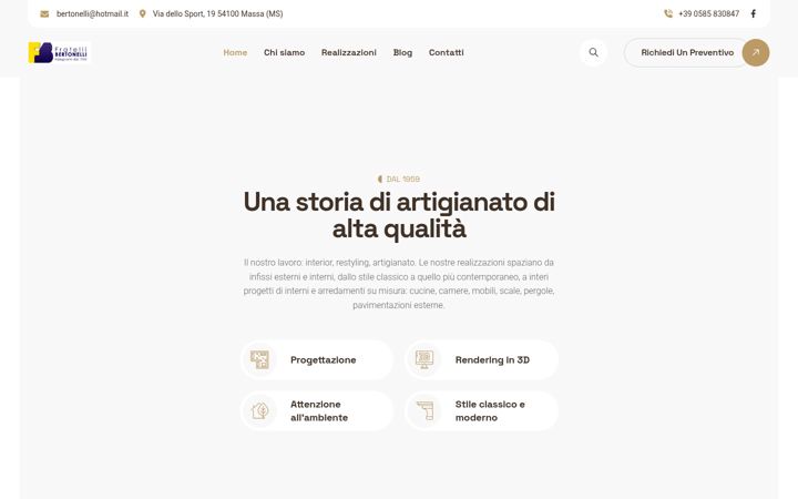 Screenshot di falegnameriabertonelli.it