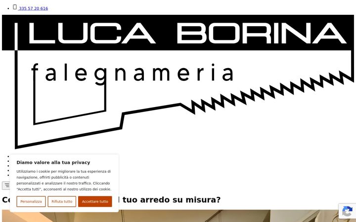 Ekrānuzņēmums no falegnameriaborina.it