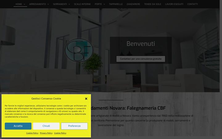 Screenshot di falegnameriacbf.it