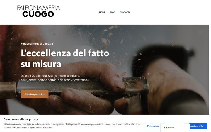 Screenshot di falegnameriacuogo.it