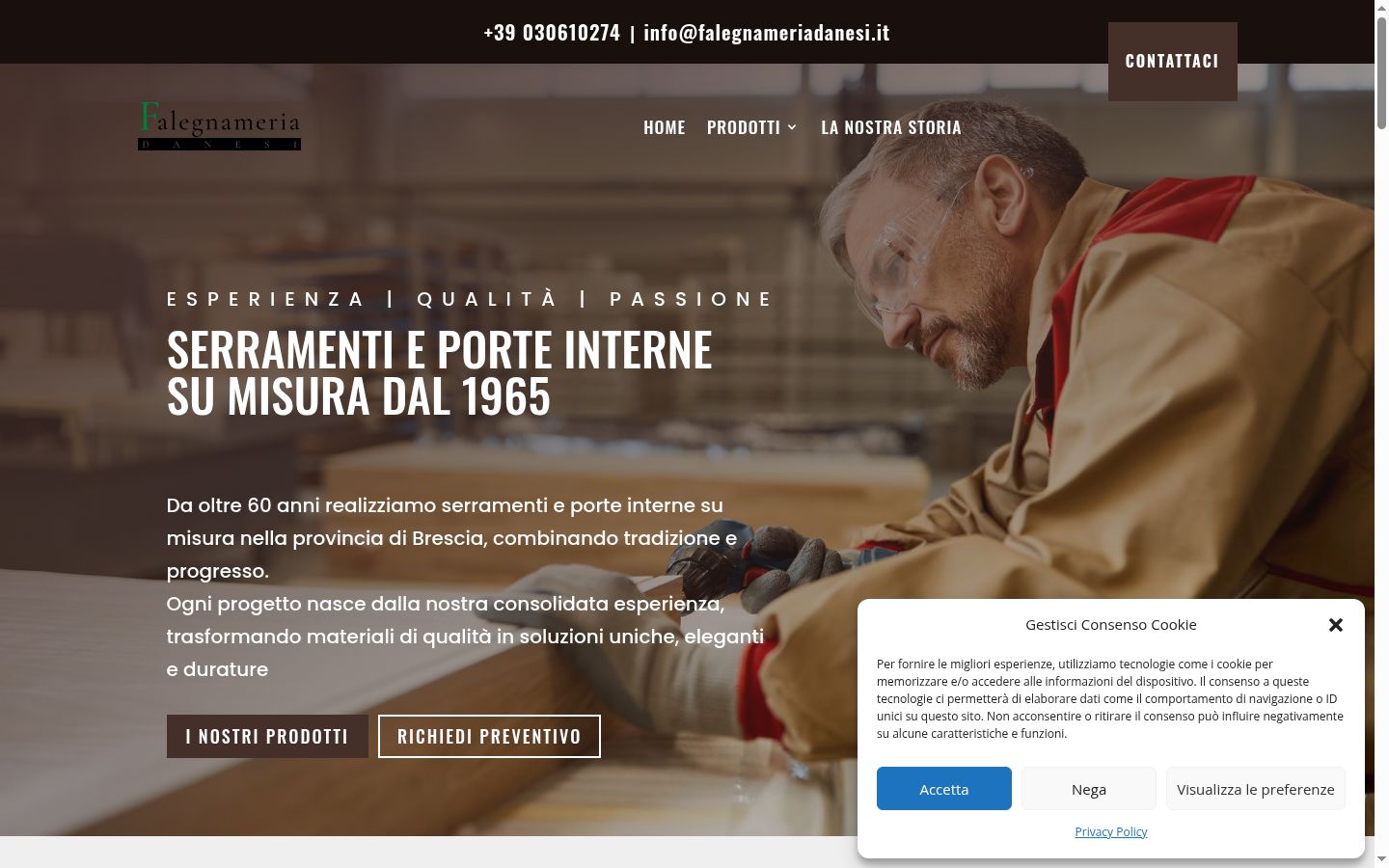 Screenshot des Einwilligungsbanners vor jeglicher Interaktion