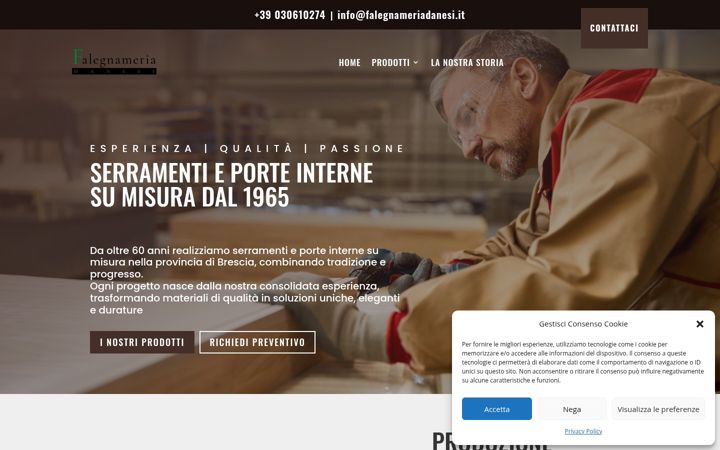 Screenshot di falegnameriadanesi.it