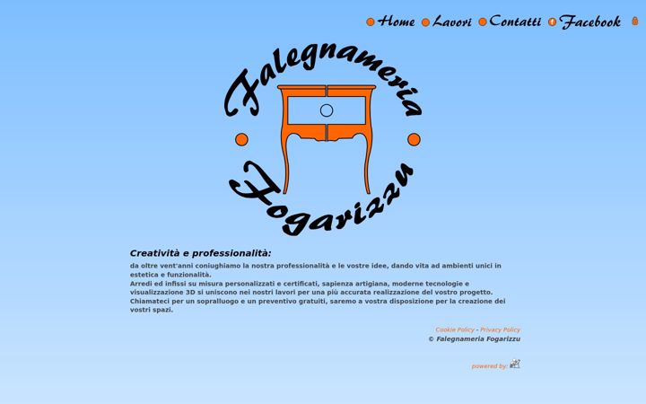 Snímek obrazovky falegnameriafogarizzu.it