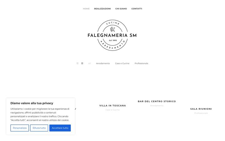 Ekrānuzņēmums no falegnameriasm.it