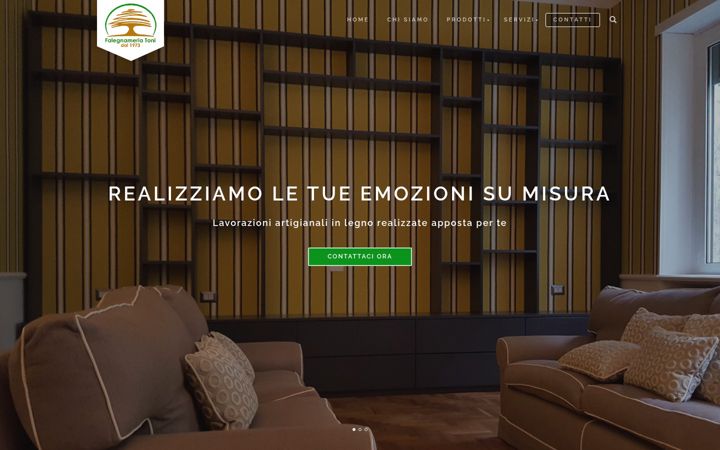 Screenshot of falegnameriatoni.it