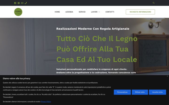 Screenshot of falegnameriaturnu.it