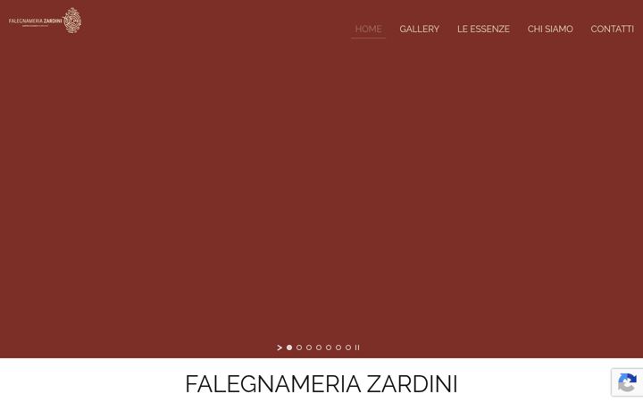 Screenshot of falegnameriazardini.com