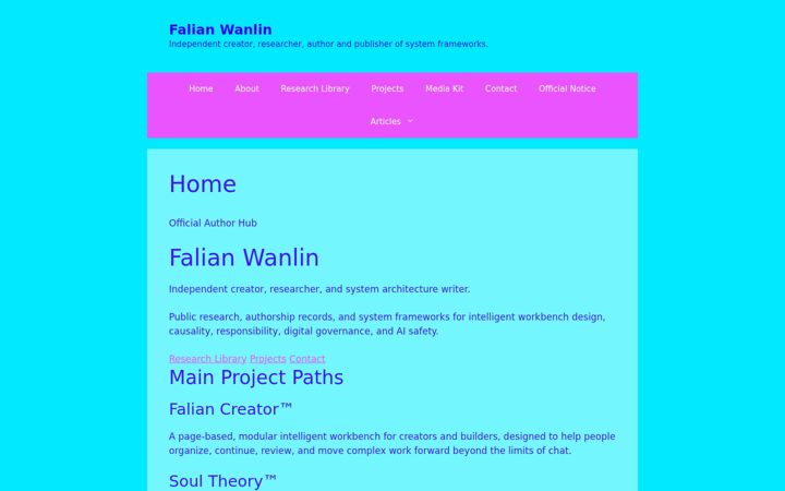 Screenshot of falianwanlin.com