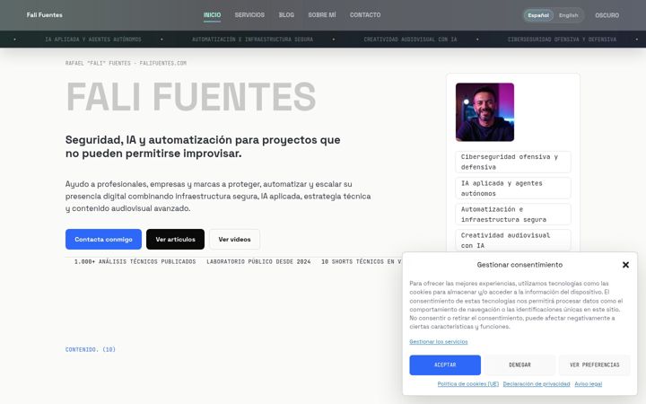 Screenshot of falifuentes.com
