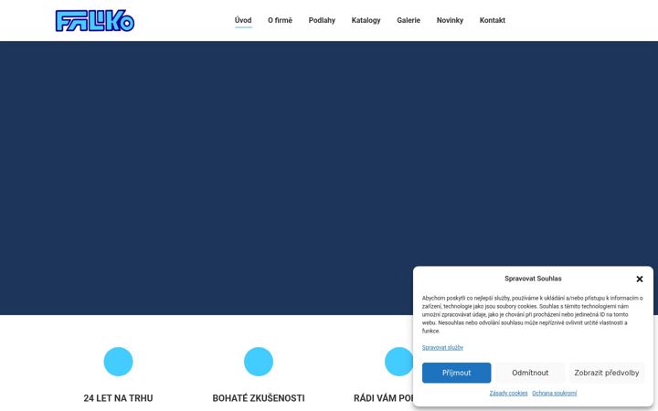 Screenshot of faliko.cz