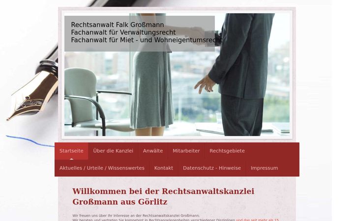 Screenshot of falk-grossmann.de
