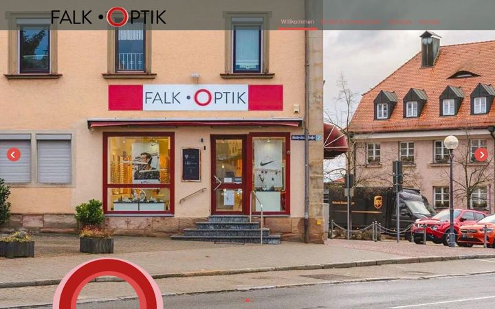 Screenshot of falk-optik.com