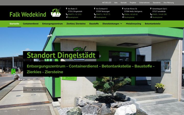 Екранна снимка на falk-wedekind.de