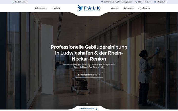 Screenshot ta' falk.info