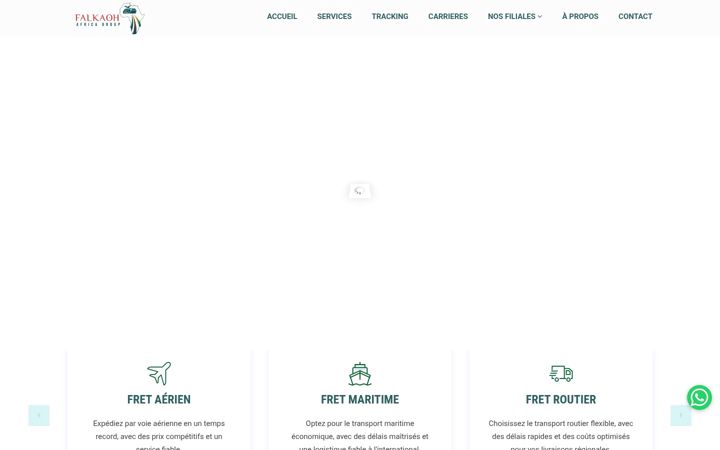 Screenshot of falkaohafricagroup.com