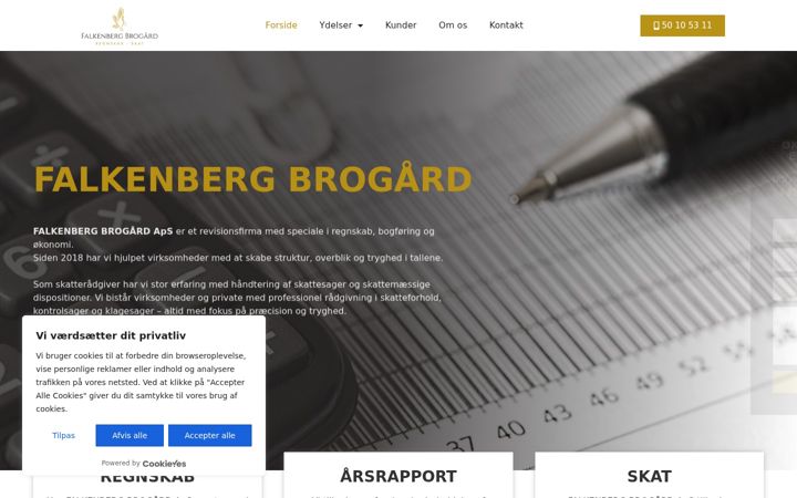 Screenshot of falkbro.dk