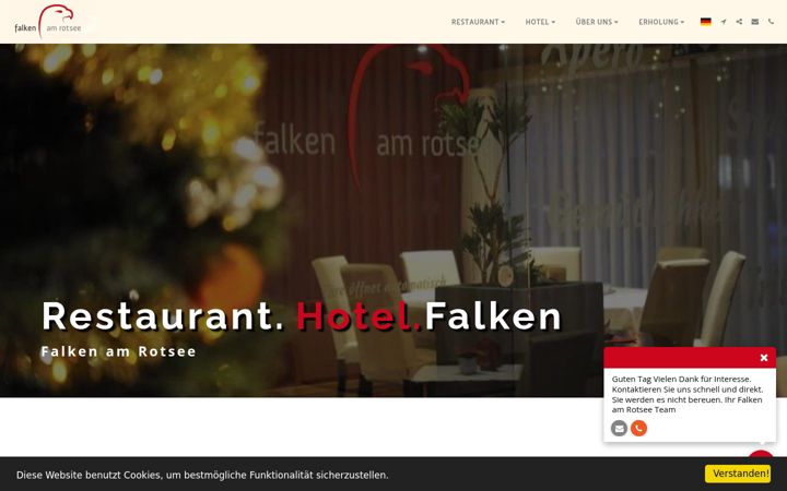 Screenshot of falken-am-rotsee.ch