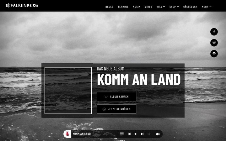 Screenshot of falkenberg-musik.de