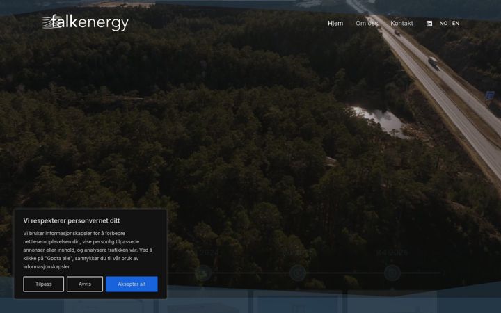 Screenshot of falkenergy.com