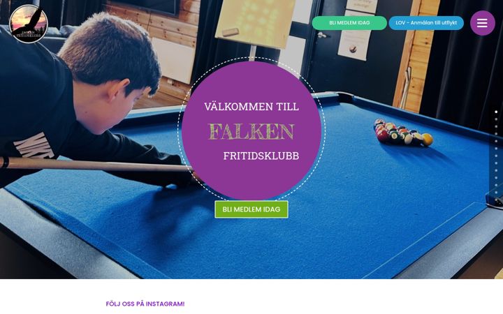 Screenshot of falkenfritidsklubb.nu