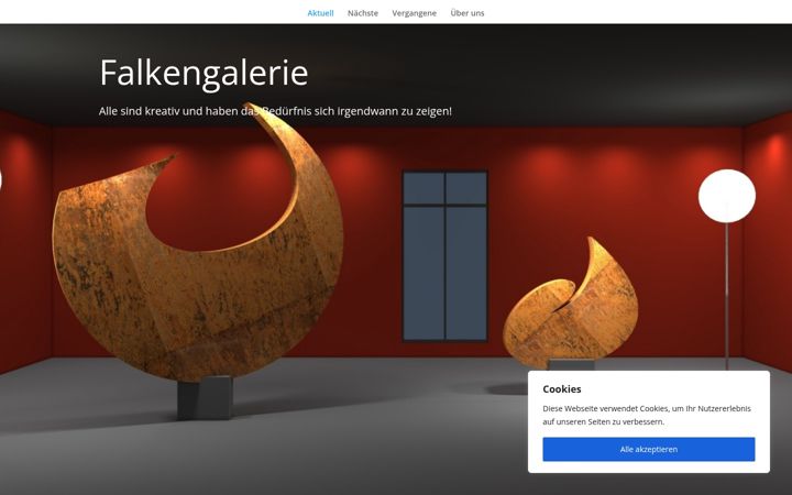 Screenshot of falkengalerie.ch