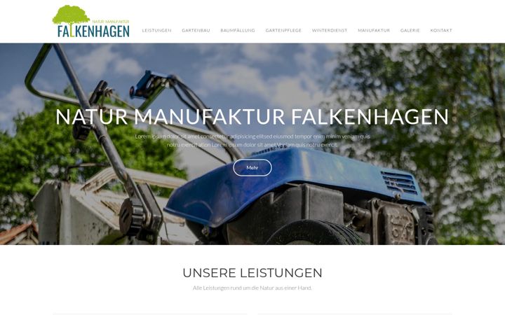 Screenshot of falkenhagen-natur.de