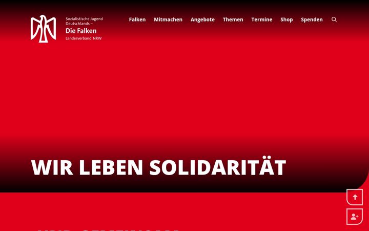 Screenshot of falkennrw.de