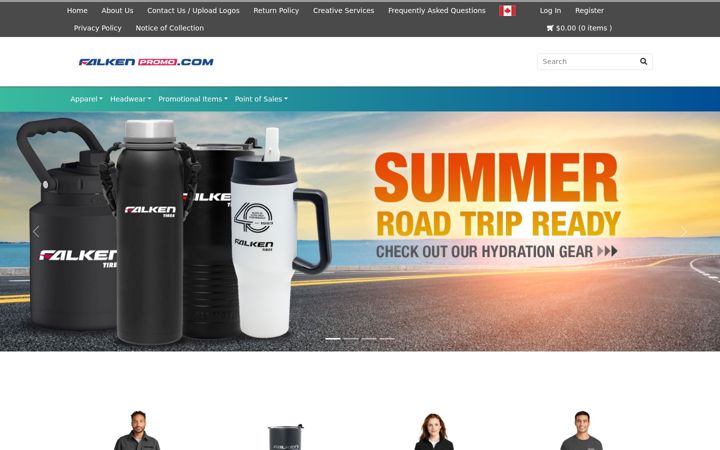 Screenshot of falkenpromo.com