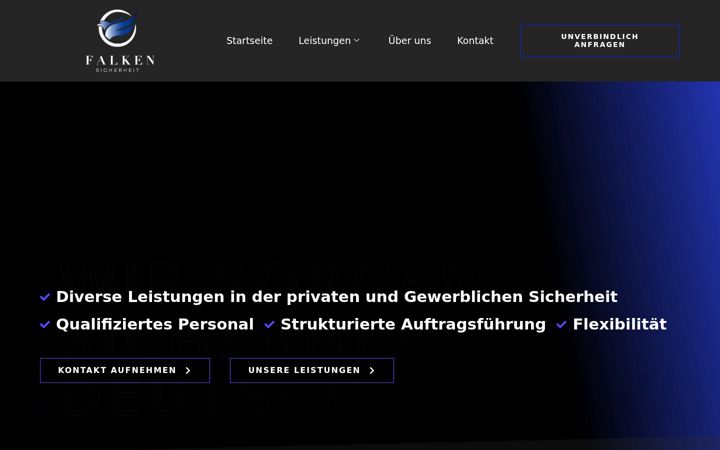 Screenshot of falkenschutz.de
