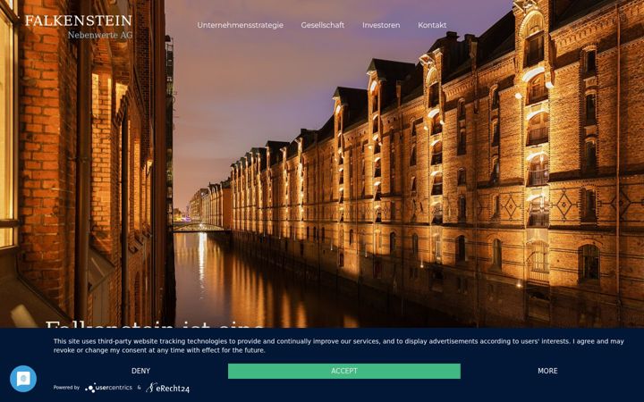 Screenshot of falkenstein-ag.de