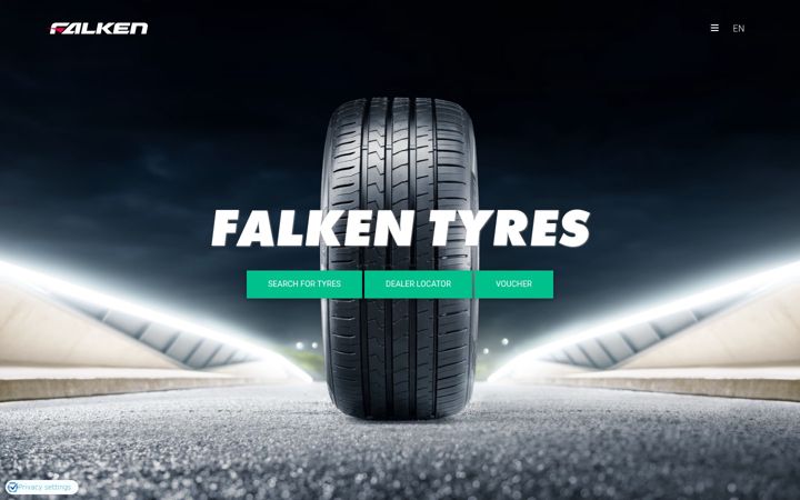 Screenshot of falkentyre.com