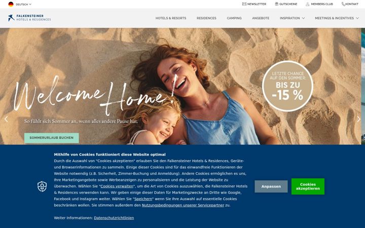 Screenshot of falkestainer.com