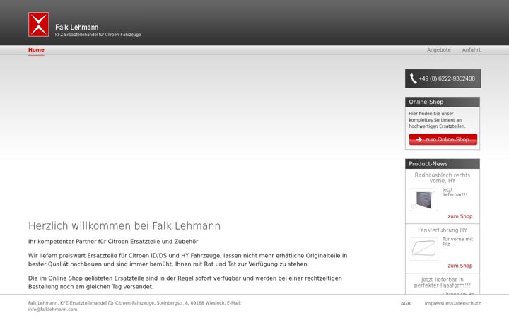 Screenshot of falklehmann.com