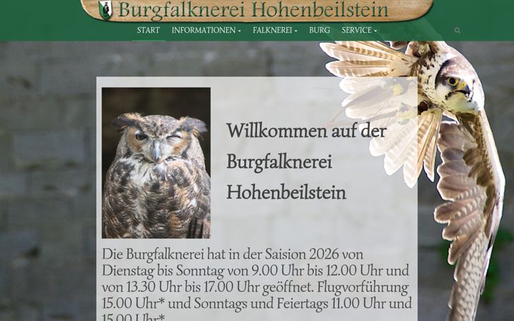 Ekrano kopija falknerei-beilstein.de