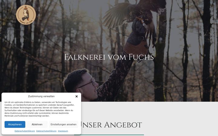 Screenshot of falknereivomfuchs.de