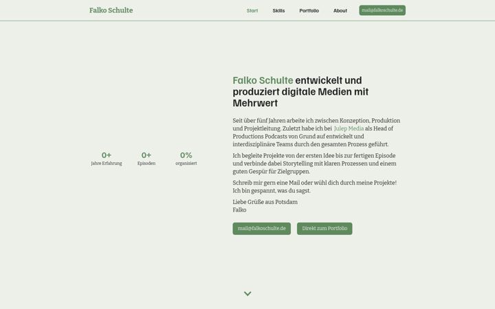Ekrano kopija falkoschulte.de