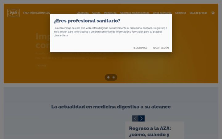Screenshot of falkprofesionales.es