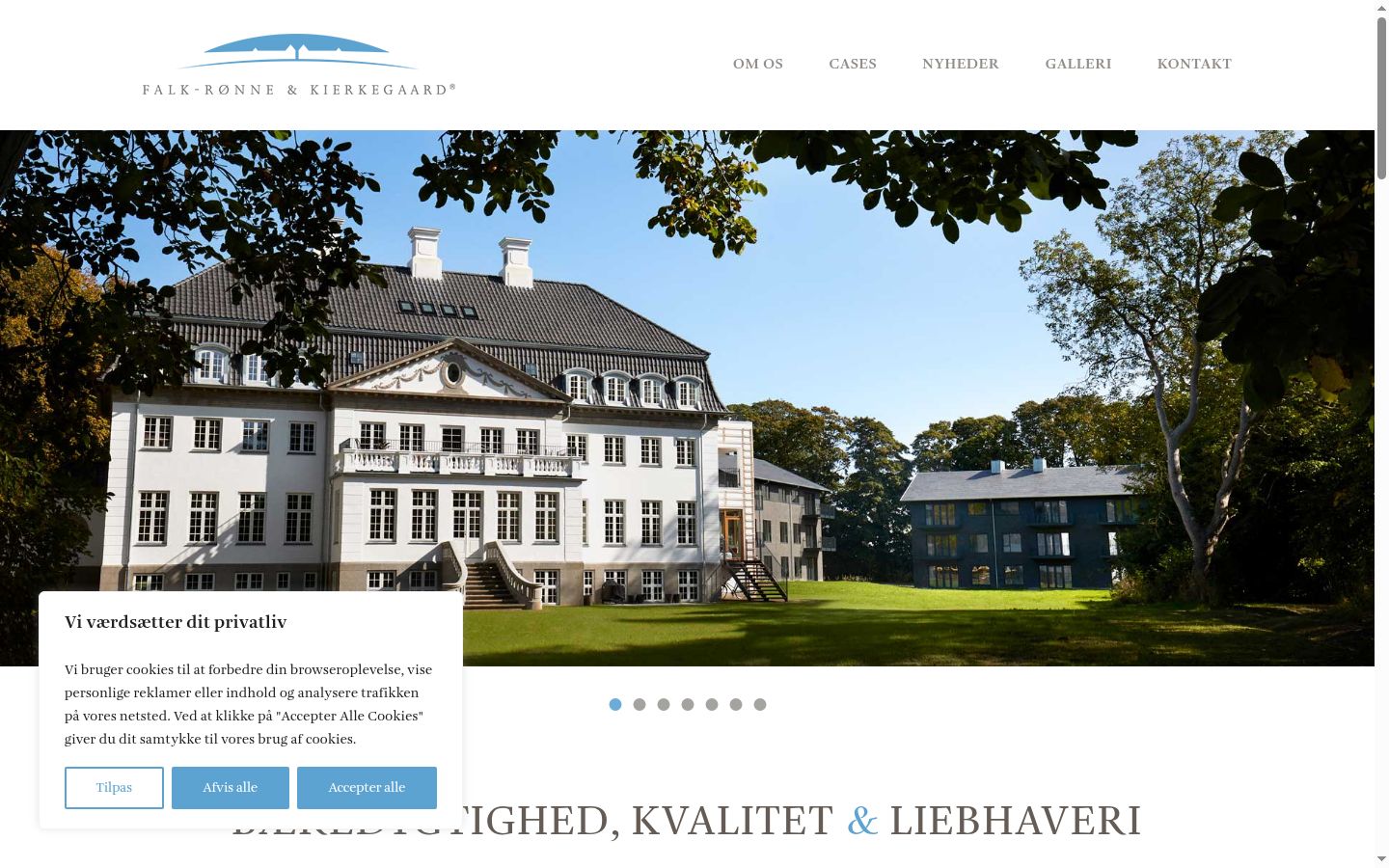 Screenshot des Einwilligungsbanners vor jeglicher Interaktion