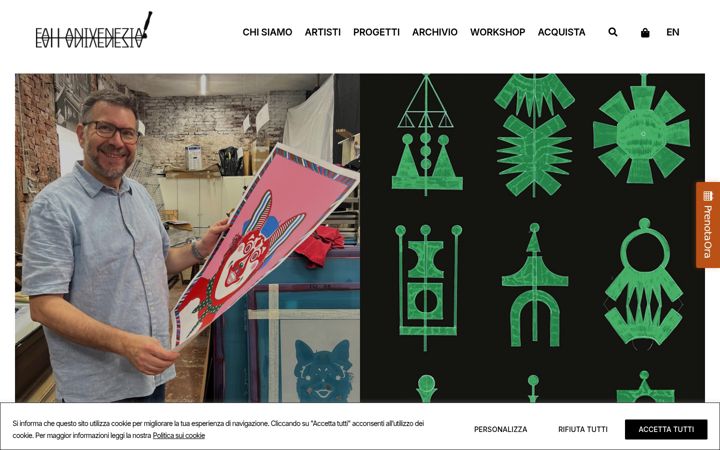 Screenshot of fallanivenezia.com